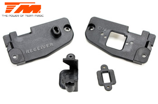 Team Magic - TM505167 - Spare Part - E6 Trooper - Switch Mount and Rear Nylon Cover