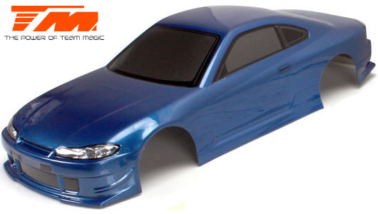 Team Magic - TM503319DBA - Karosserie - 1/10 Touring / Drift - 190mm - Fertig lackiert - keine Löcher - S15 Dunkel Blau