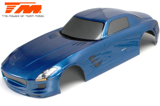 Team Magic - TM503326DBA - Karosserie - 1/10 Touring / Drift - 190mm - Fertig lackiert - keine Löcher - SLS Dunkel Blau