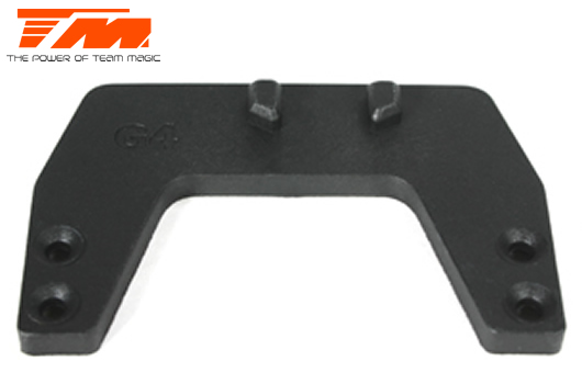 Team Magic - TM111124 - Starterbox - Replacement Part - Alpha - Front Chassis Bracket TM G4