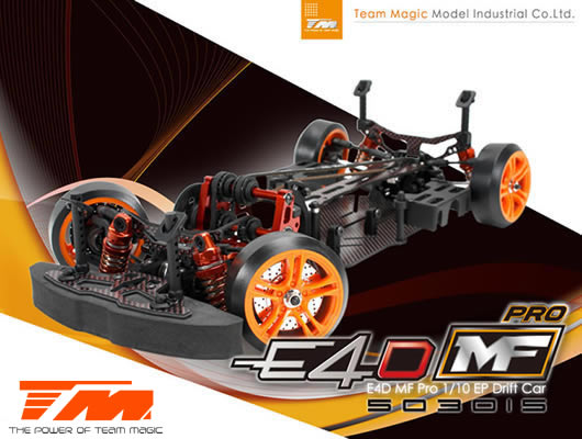 Auto - 1/10 Elektrisch - 4WD Drift - ARR - Wettbewerb - Team Magic E4D-MF Pro mit Counter Steer