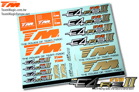 Team Magic - TM507236 - Stickers - E4RS II EVO