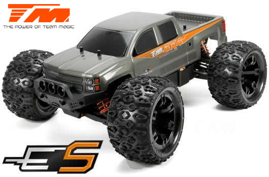 Team Magic - TM510001S - Car - 1/10 Monster Truck Electric - 4WD - RTR - Brushless - Waterproof - Team Magic E5 - Silver Body