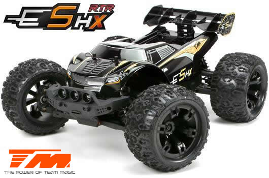Team Magic - TM510003O - Car - 1/10 Racing Monster Electric - 4WD - RTR - Brushless - Team Magic E5 HX - Black/Orange