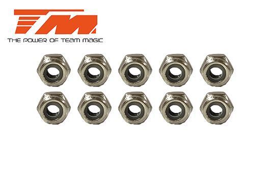 Team Magic - TM111167 - Nuts - M3 nyloc (10 pcs)