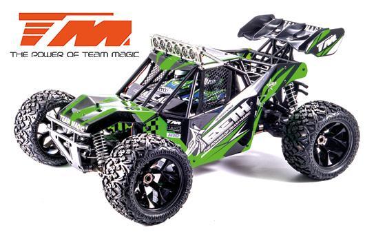 Team Magic - TM560017G - Auto - 1/8 XL Electrique - 4WD Desert Truck - RTR - Moteur Brushless 2500kv - 3-4S - Etanche - Team Magic 6SETH Vert