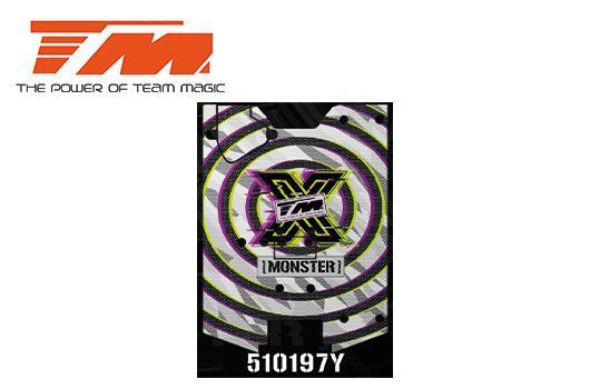Team Magic - TM510197Y - Option Part - E5 - Chassis Skin - Yellow