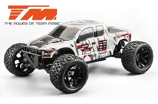 Team Magic - TM560018R - Auto - 1/8 XL Elektrisch - 1/8 Racing Truck - RTR - 3-4S - Team Magic UCP Racing Pickup KeTER - Rot