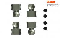 Pièce détachée - M8JS/JR/B8ER - Aluminium 7075 traité dur - Rotules de barre anti-rouli (4 pces)