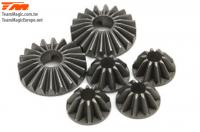 Spare Part - E6 Trooper / Trooper II / E6 III - Differential Bevel Gear Set (for 1 differential)