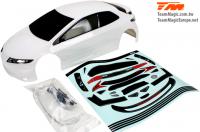 Body - 1/10 Touring / Drift - 190mm - Painted - no holes - TPR White