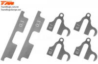 Tuningteil - E4RS III - Querlenckerhalter Distanzscheibe Satz 0.10mm (2 Stk. FF/RR und 4 Stk. FR/RF)