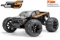 Car - 1/10 Monster Truck Electric - 4WD - RTR - Brushless - Waterproof - Team Magic E5 - Black Body