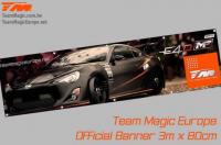 Banner - Team Magic - E4D-MF T86 - 300 x 80cm