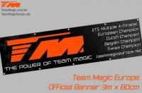 Banderole - Team Magic - TM Logo - 300 x 80cm