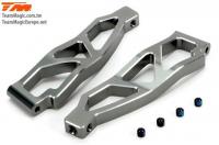 Option Part - E5 - CNC Machined Aluminum Upper Arm - Tinanium (2 pcs)