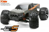 Car - 1/10 Monster Truck Electric - 4WD - RTR - Brushless - Waterproof - Team Magic E5 - Silver Body