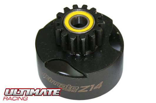 Clutch Bell - 1/8 - Ventilated - with Ball Bearings - 14T