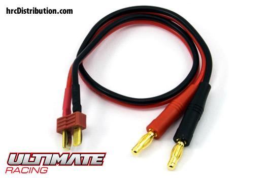 Ultimate Racing - UR46304 - Ladekabel - Gold - Banana Plug zu Ultra T (Dean's Kompatible) Stecker