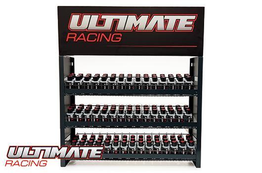 Ultimate Racing - UR0700-5 - Huiles - Présentoir d'huiles ULTIMATE - 225 bouteilles