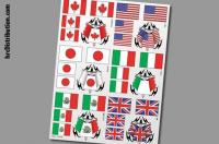 Stickers - Flags 1