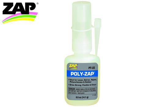 ZAP / SuperGlue - ZPT22 - Glue - Poly-ZAP - 14.3g (1/2 oz.)