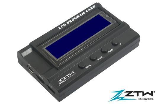 ZTW by HRC Racing - ZTW180000010 - Programming Card - LCD - for Beast ESC (noTurbo ESC)