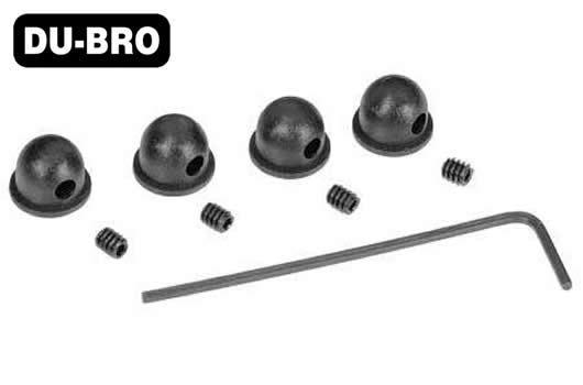 DU-BRO - DUB944 - Aircrafts Parts & Accessories - 1/16" (1.5mm) Micro Wheel Collars (4 pcs per package)