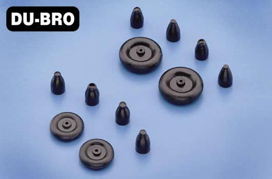 DU-BRO - DUB12MTW - Aircraft Part - Wheels - 13mm (1/2") - Micro Tail (1 pair)