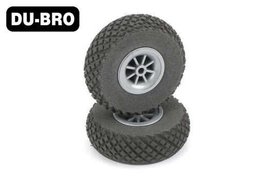 DU-BRO - DUB250DL - Pièce d'avion - Roues - 64mm (2-1/2") - Diamond Lite (1 paire)