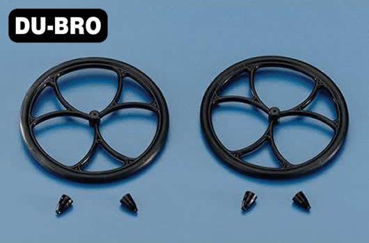 DU-BRO - DUB250ML - Aircraft Part - Wheels - 54mm (2-1/2") - Micro Lite (1 pair)