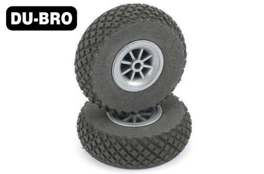 DU-BRO - DUB275DL - Aircraft Part - Wheels - 70mm (2-3/4") - Diamond Lite (1 pair)