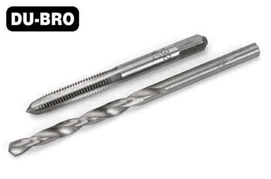 DU-BRO - DUB372 - Werkzeug - 3mm Gewindebohrer und Bohrer Set (1 Set)