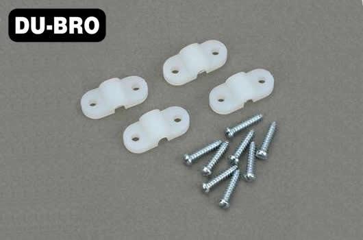 DU-BRO - DUB239 - Pièce d'avion - Supports de tringle de train d'atterrissage - 4mm (5/32) (4 pces)