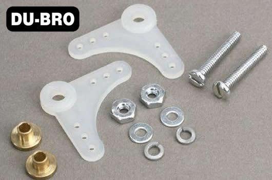 DU-BRO - DUB167 - Aircrafts Parts & Accessories - 90 Nylon Bellcrank Assembly (2 pcs per package) 