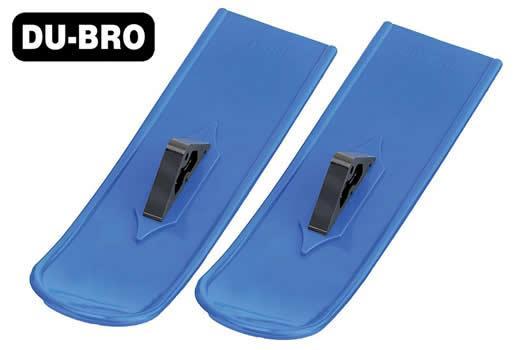 DU-BRO - DUB825-BL - Aircraft Part - Snowbird Main Skis - Blue (2 pcs)