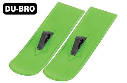 DU-BRO - DUB825-LG - Aircraft Part - Snowbird Main Skis - Lime Green (2 pcs)