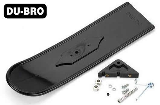 DU-BRO - DUB826 - Aircraft Part - Snowbird Nose Ski - Black (1 pc)