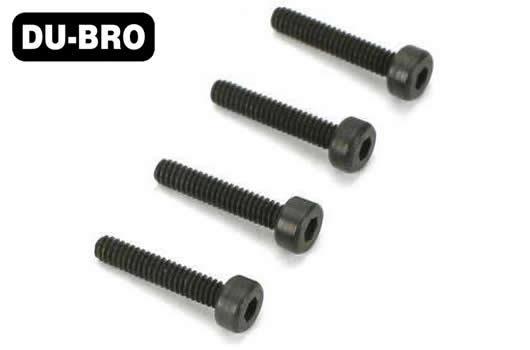 DU-BRO - DUB2274 - Screws - 3.5mm x 25 Socket-Head Cap Screws (4 pcs per package)