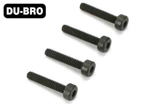 DU-BRO - DUB2281 - Screws - 4.0mm x 35 Socket-Head Cap Screws (4 pcs per package)