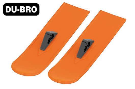 DU-BRO - DUB825-OR - Aircraft Part - Snowbird Main Skis - Orange (2 pcs)