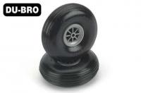 Aircraft Part - Wheels - 64mm (2-1/2") - Thread Lite (1 pair)