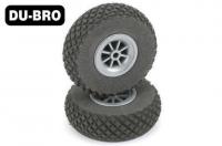 Aircraft Part - Wheels - 70mm (2-3/4") - Diamond Lite (1 pair)