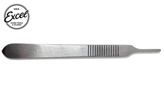 Excel Tools - EXL00003 - Outil - Manche de scalpel - Manche fin en acier inoxidable