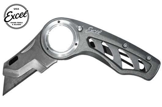 Excel Tools - EXL16060 - Tool - Utility Knife - K60 Revo - Heavy Duty - Folding - 1 of 4 Assorted Colors