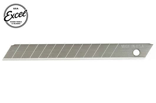 Excel Tools - EXL20003 - Tool - Cutter Blade - 13pt Snap Blade - 9mm (5 pcs) - Fits: K10, K14, K70, & K810 Knives