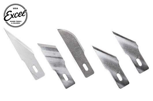Excel Tools - EXL20004 - Outil - Lames de cutter - 5 lames assorties Heavy Duty - Pour cutter K2, K5 et K6