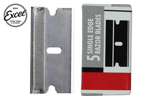 Excel Tools - EXL20009 - Outil - Lames de cutter - Lames Single Edge 0.009" (10 pces) - Pour cutter K11 et K12