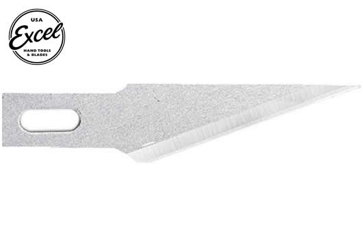 Excel Tools - EXL22611 - Tool - Knife Blade - #11 Double Honed Blade (100 pcs) - Fits: K1, K3, K17, K18, K30, K40 Handles