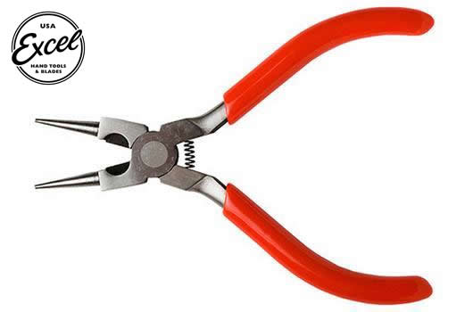 Excel Tools - EXL55593 - Tool - Plier - Round Nose with Side Cutter - 5.2in / 13.2cm